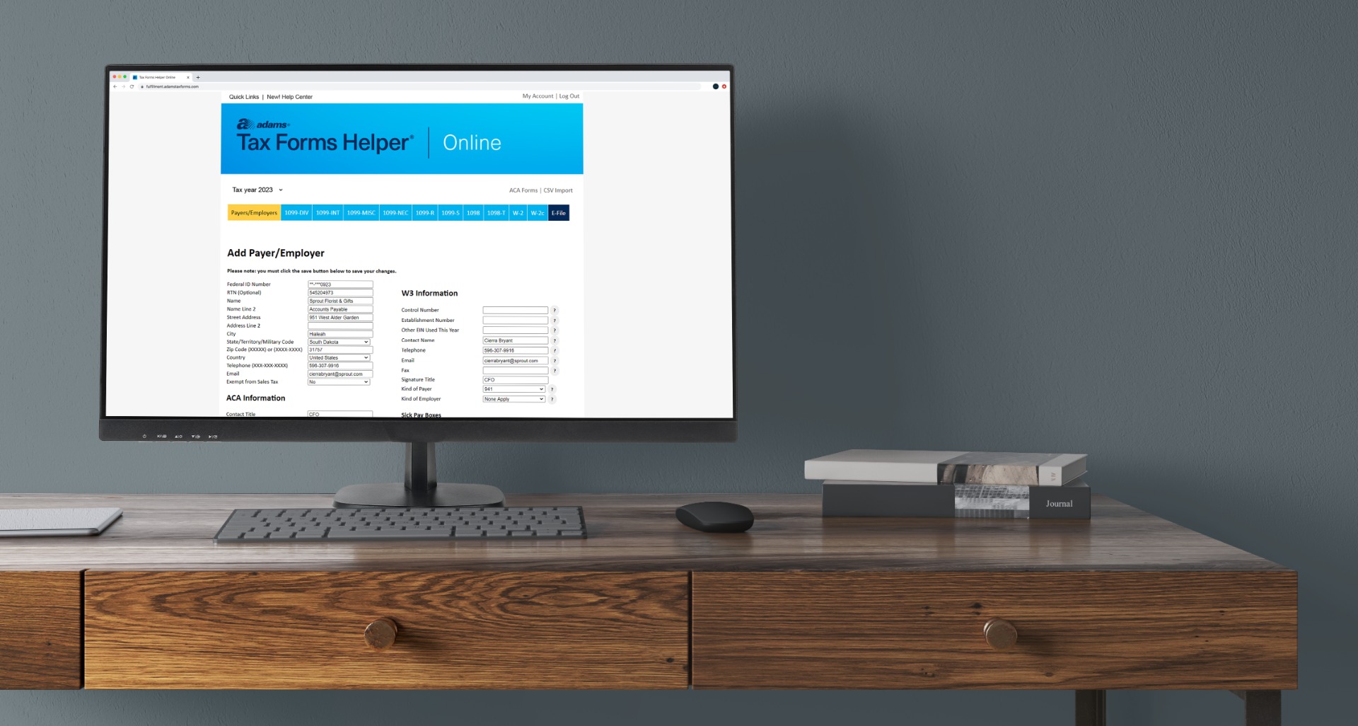 Adams Tax Forms Helper